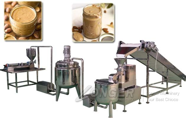 High Quality Almond Butter Production Line|Commercial Almond Butter Processing Machine Line Manufacturers