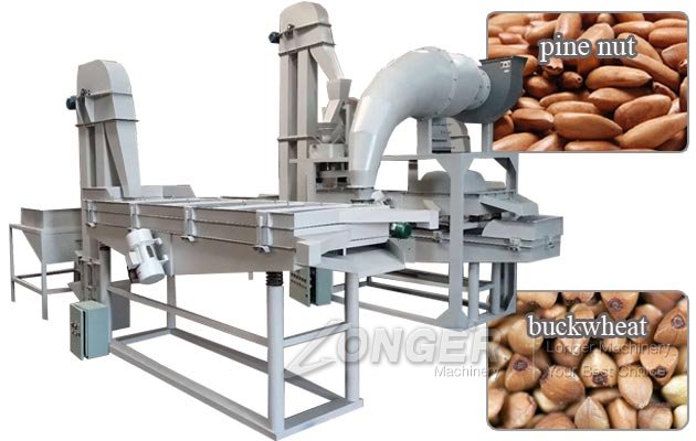Pine Nut Shelling Grading Machine|Buckwheat Dehuller for Sale