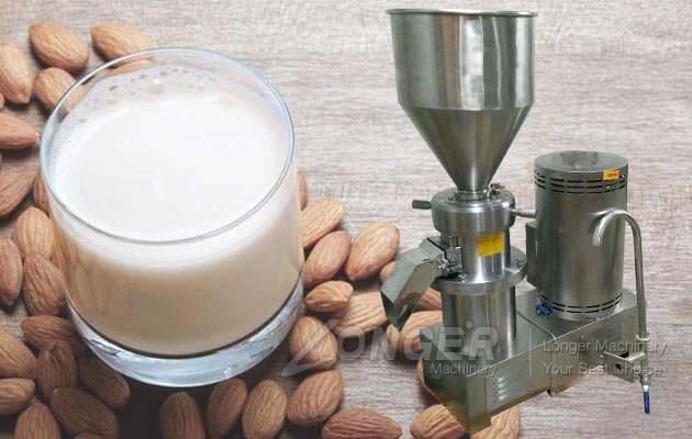Almond Milk Making Process