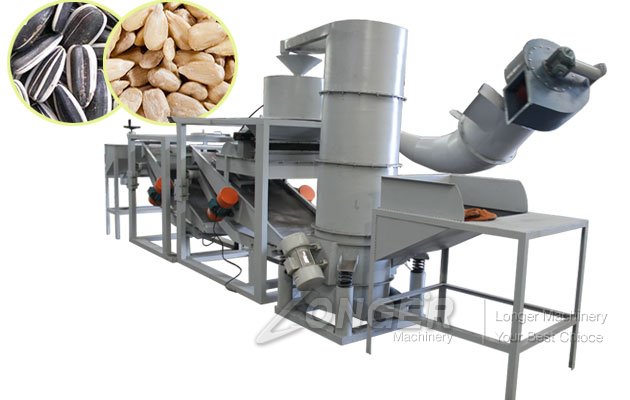 sunflower seed shell removing machine