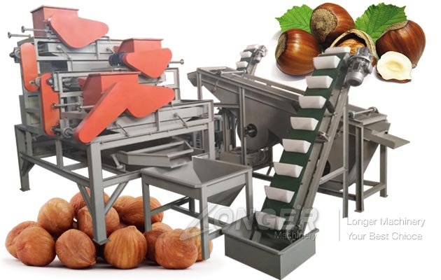 Automatic Hazelnut Shelling Machine Italy