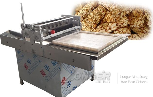 Semi-automatic Peanut Brittle Forming and Cutting Machine