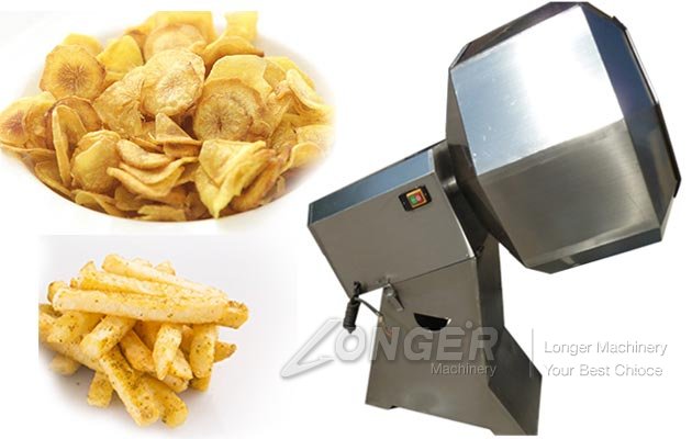 Octagon Potato Chips Seasoning Machine Manufacturer