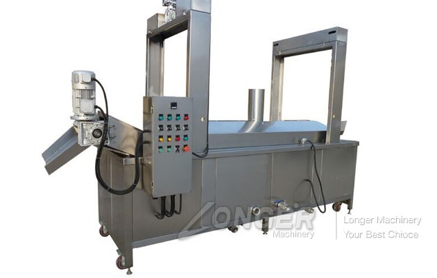Electric Heating Continuous Peanut Fryer Machine