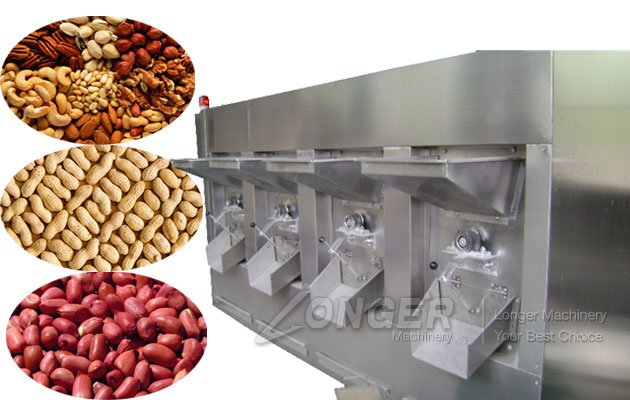 Large Capacity Almonds Roaster Machine|Pistachio Roasting Equipment