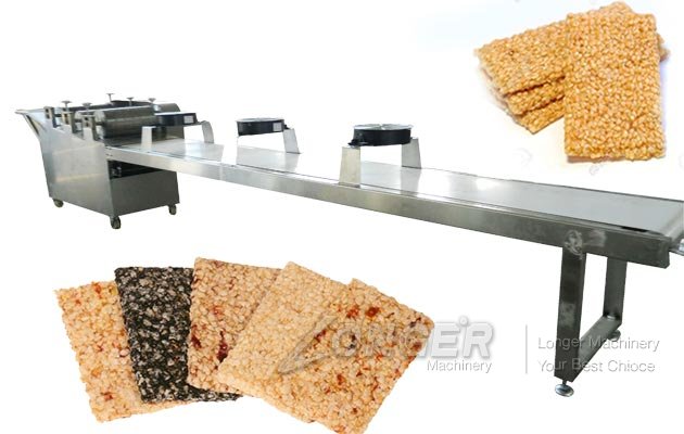 Automatic Stainless Steel Sesame Bar Molding and Cutting Machine