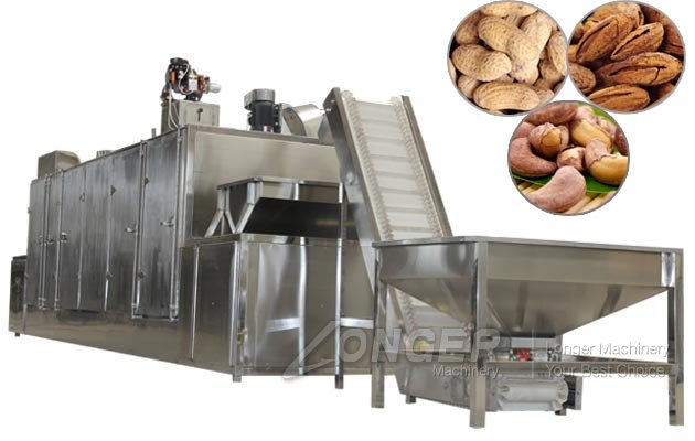 High Quality Continuous Nut Roasting Machine|Cashew Dry Roaster