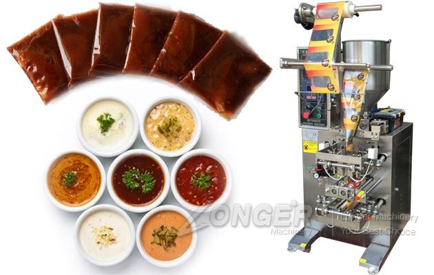 Automatic Condiments Paste Packaging Machine 40-80 Bags Per Minute