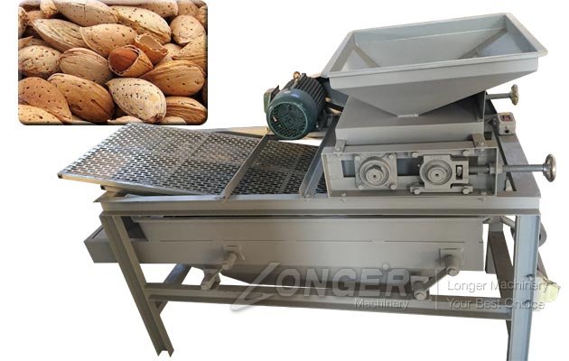 400 kg/h Almond Shell Breaker Deshelling Machine for Sale