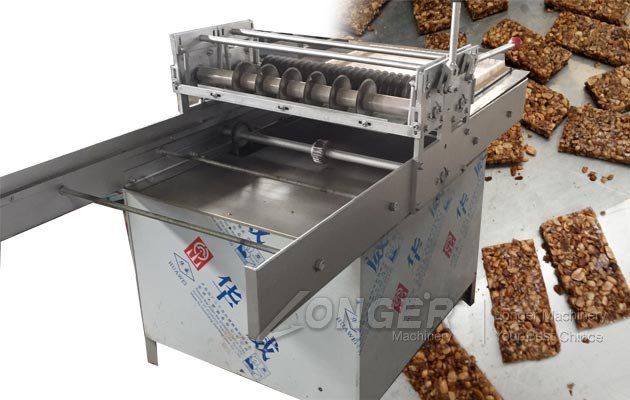 Semi-automatic Peanut Brittle Candy Forming and Cutting Machine