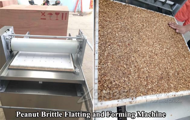 Peanut Brittle Flatting and Forming Machine for Sale