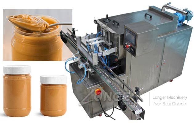 Automatic Peanut Butter Jar Filling Machine