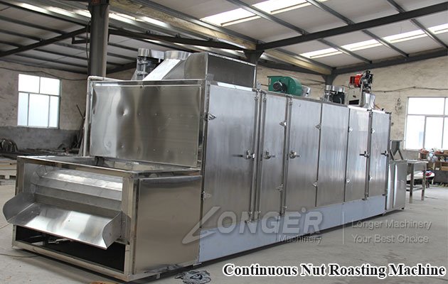 Continuous Nut Roasting Machine for Sale
