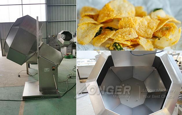 Automatic Potato Chips Flavoring Machine in China